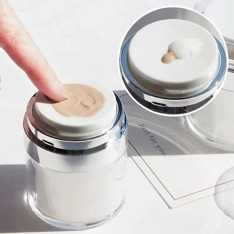 15/30/50Ml Dispensing Bottle Vacuum Design Cream Bottle Refillable Press Type Moisturizer Pump Dispenser Airless Pump Jar